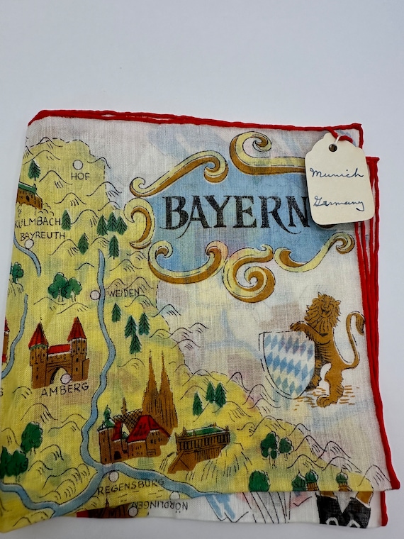 Vintage early 50’s Souvenir German Hanky