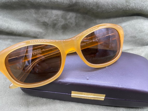Gianfranco Ferre Butterscotch Vintage Sunglasses … - image 1