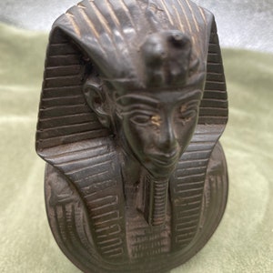 Nice Resin Style Egyptian Pharaoh Bust  Collectible