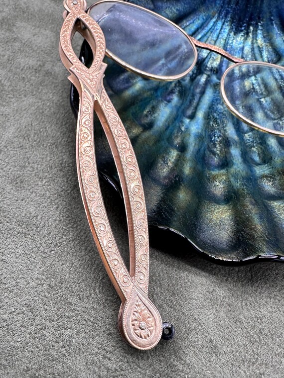 Antique Lorgnette Folding Spectacles - image 3