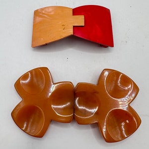 Wonderful Art Deco Bakelite Belt Buckles