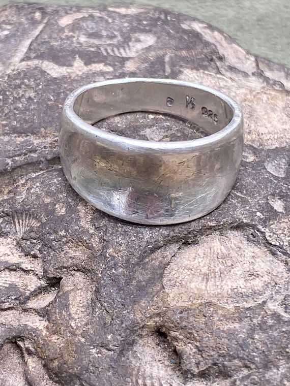 Chunky Band Sterling Silver Ring