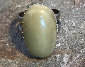 Aventurine Healing Stone  Adjustsble Ring