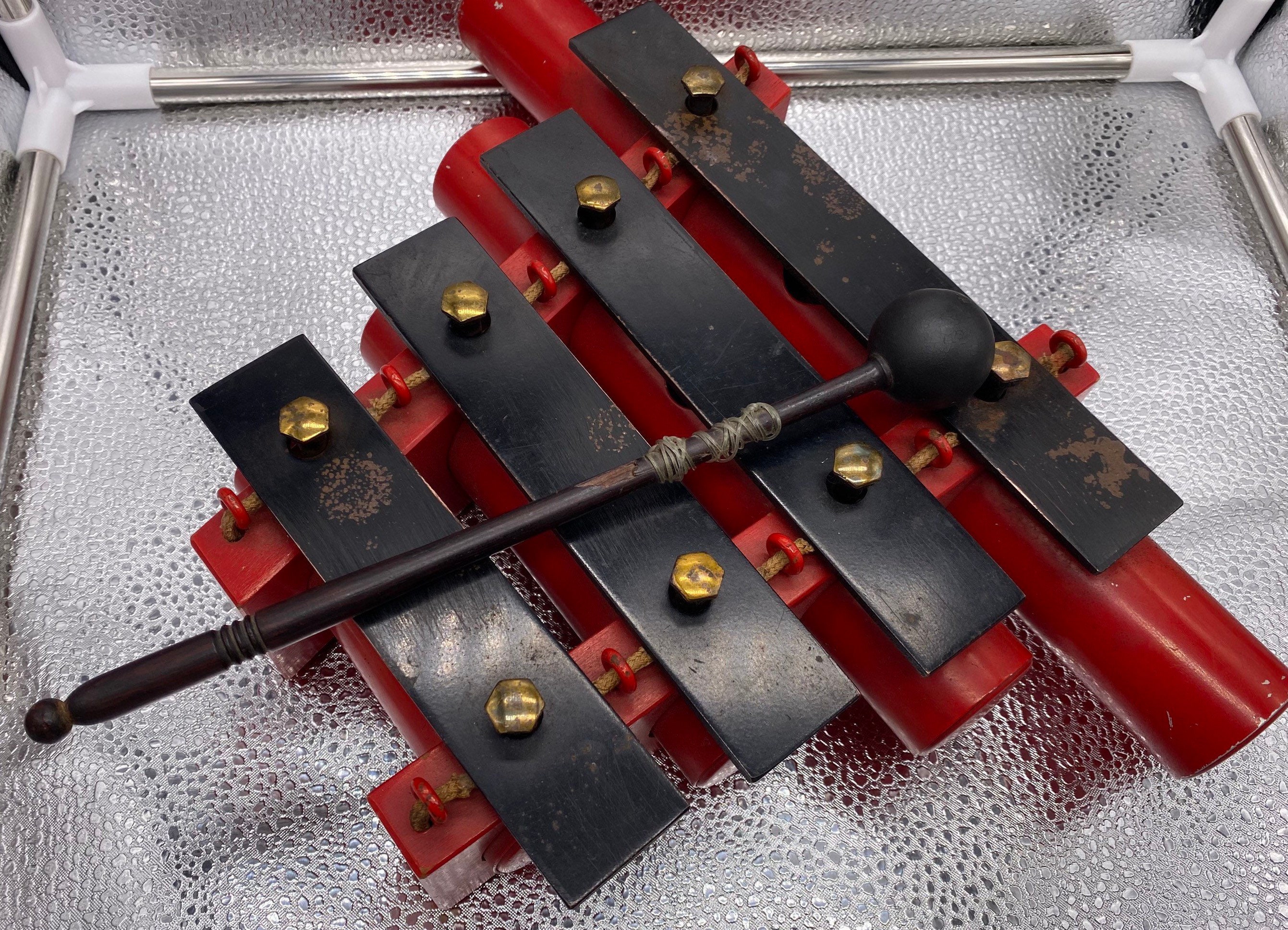 Vintage J. C. Deagan Railroad 4 Chime Note Dinner Bell Chicago Etsy