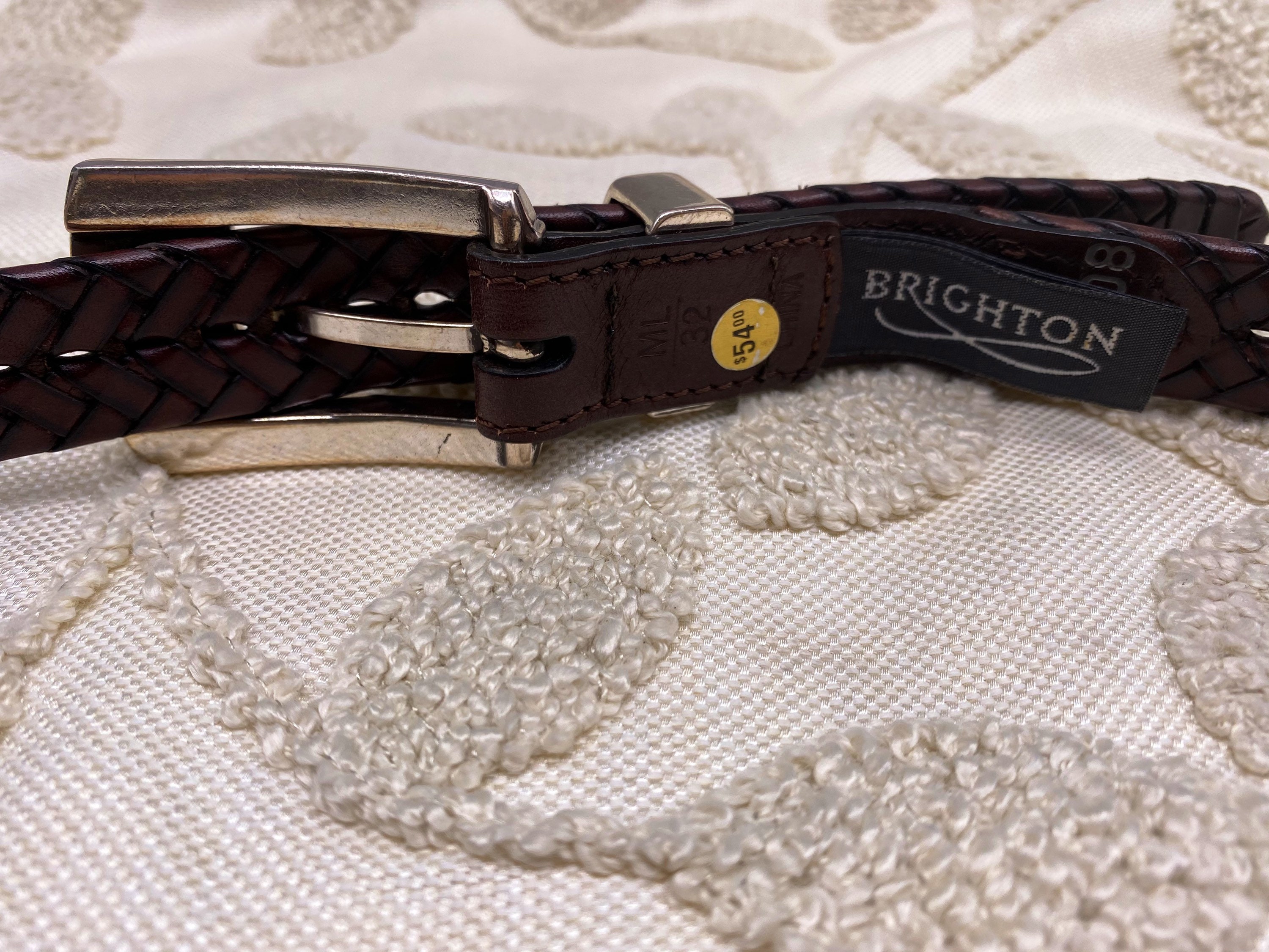 Denver Diamond Belt - Brown by Brighton (Sizes 32-44)