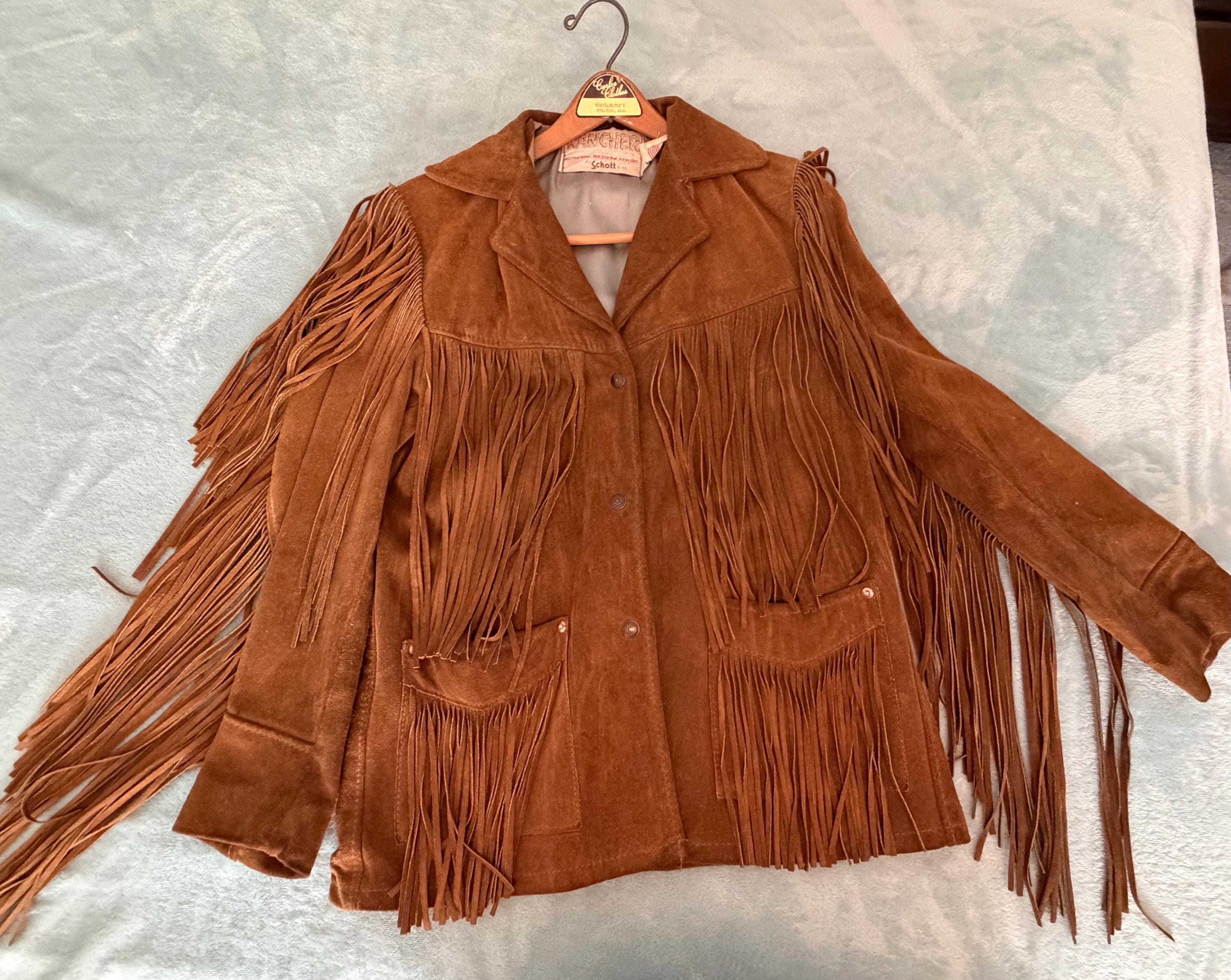 Schott Fringe Jacket - Etsy