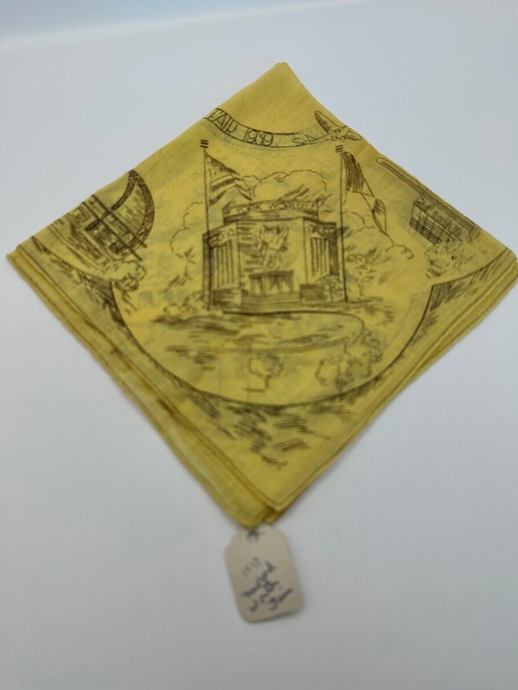 NY WORLDS FAIR 1939 Handkerchief - image 1