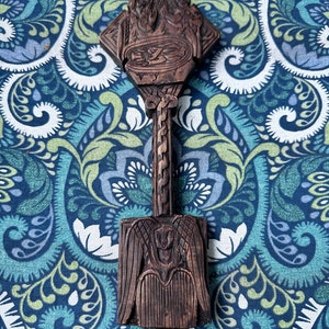 Old Wooden mid 20th Century Ethiopian Coptic hand Cross - Ethiopia.