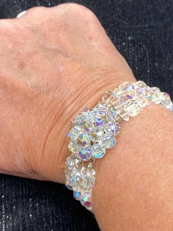 Gorgeous Iridescent Crystal Bracelet