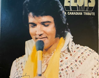 Elvis Presley “A Canadian Tribute” LP 1978 1st Press RCA  Gold Vinyl Record