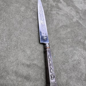 Vintage Elmo Inox Gaucho Knife / Letter Opener Depicts Cowboy and