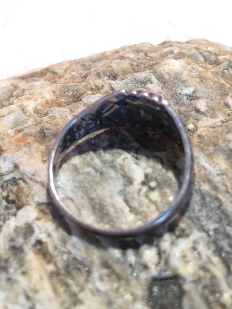 Southwest Sterling Silver and Turqouise Size 3 Ring