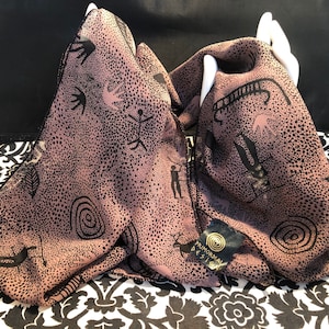 The Norwegian Rock Carving Collection “Primordial Design Noway Silk Scarf
