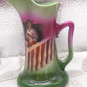 Royal Bayreuth Lamp Woman Creamer