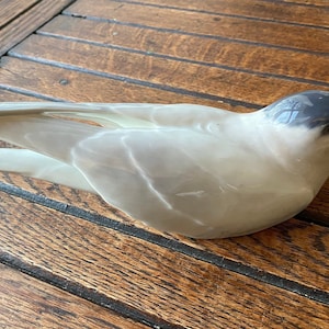 Rare Royal Copenhagen Porcelain Large Bird Figurine-Sitting Seagull