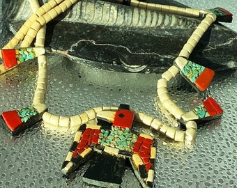 Thunderbird necklace 1940s clearance