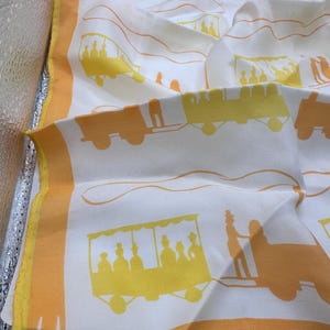 Vintage Sheer Scarf by Vera Neumann, Pure Silk, Handrolled 21 in x 21 in , Made in Japan