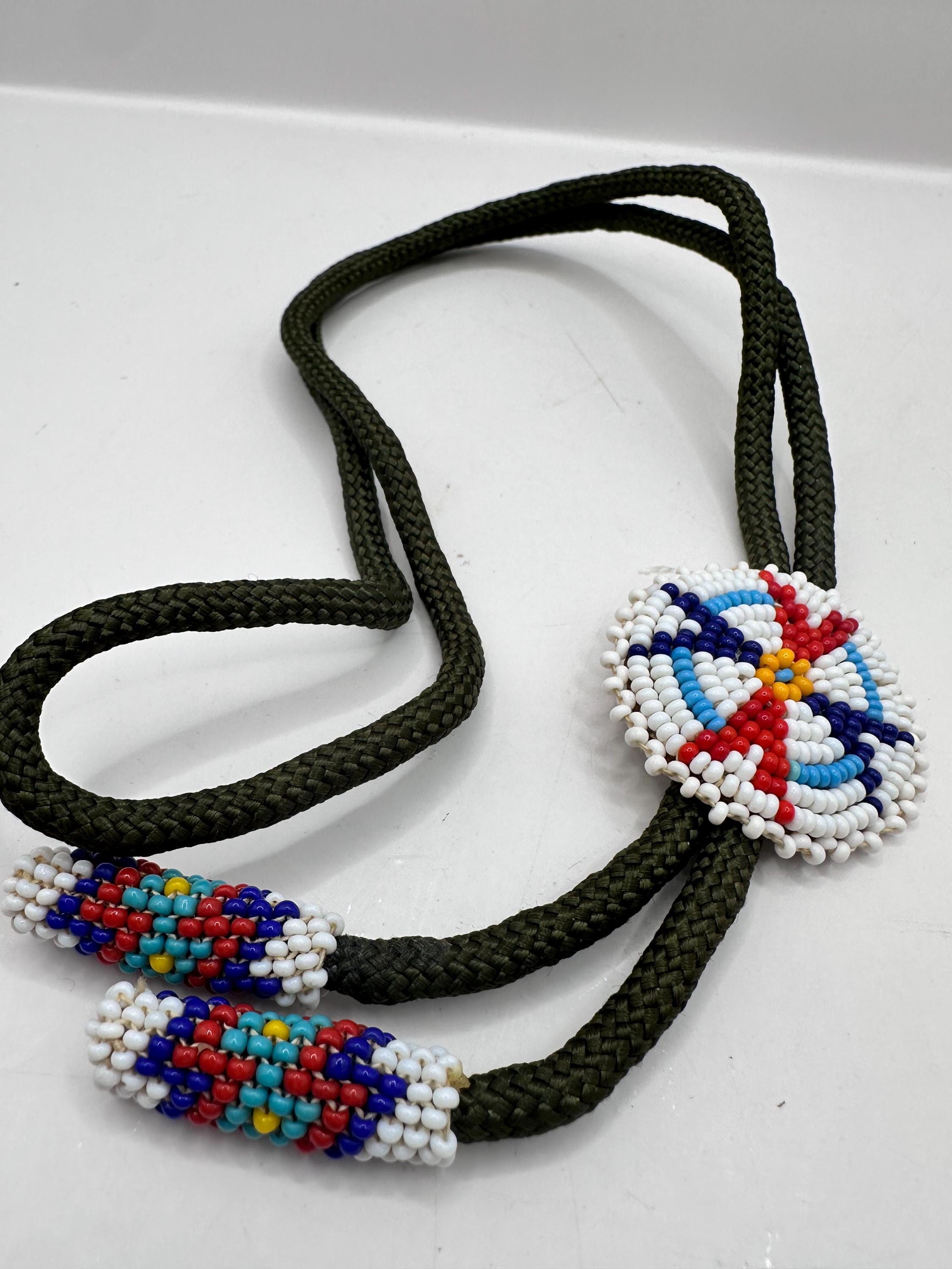 Native American Beaded Bolo Ties - Etsy display picture 2