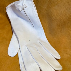 Vintage New Cotton Van Raalte size 7 Dress Gloves