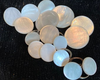 Pretty Vintage Mother of Pearl Buttons