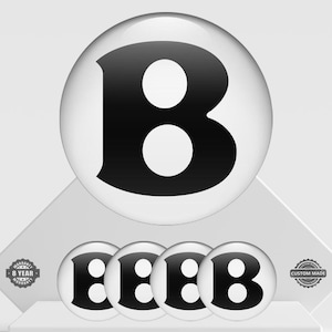 Set of 4 Bentley Wheel Center Cap Decals Custom Car Rim Logo Stickers Self-Adhesive Vinyl Emblems for Wheel Hubcaps Easy to Apply
