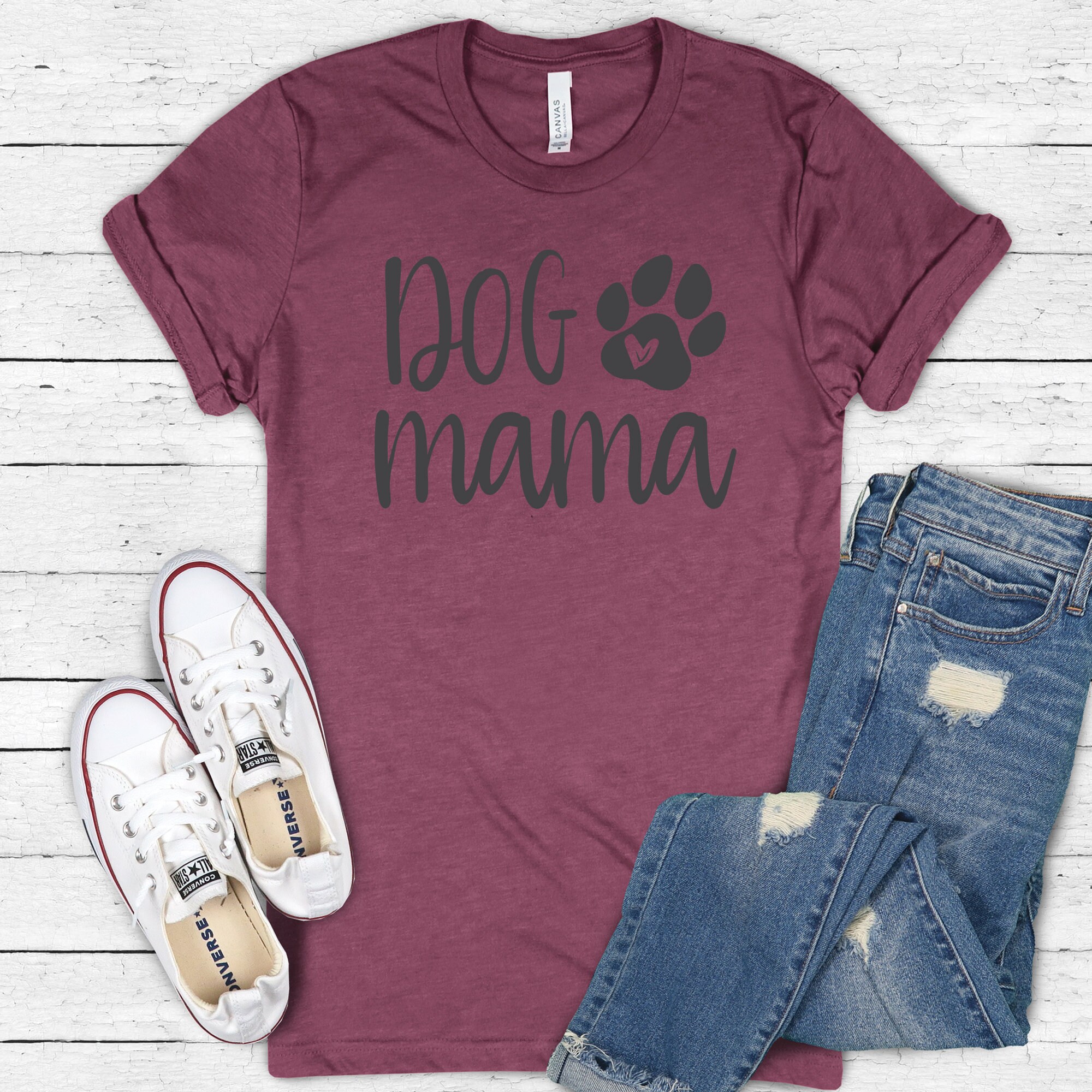 Dog Mama Shirt Dog Shirt Dog Life Fun Apparel Etsy