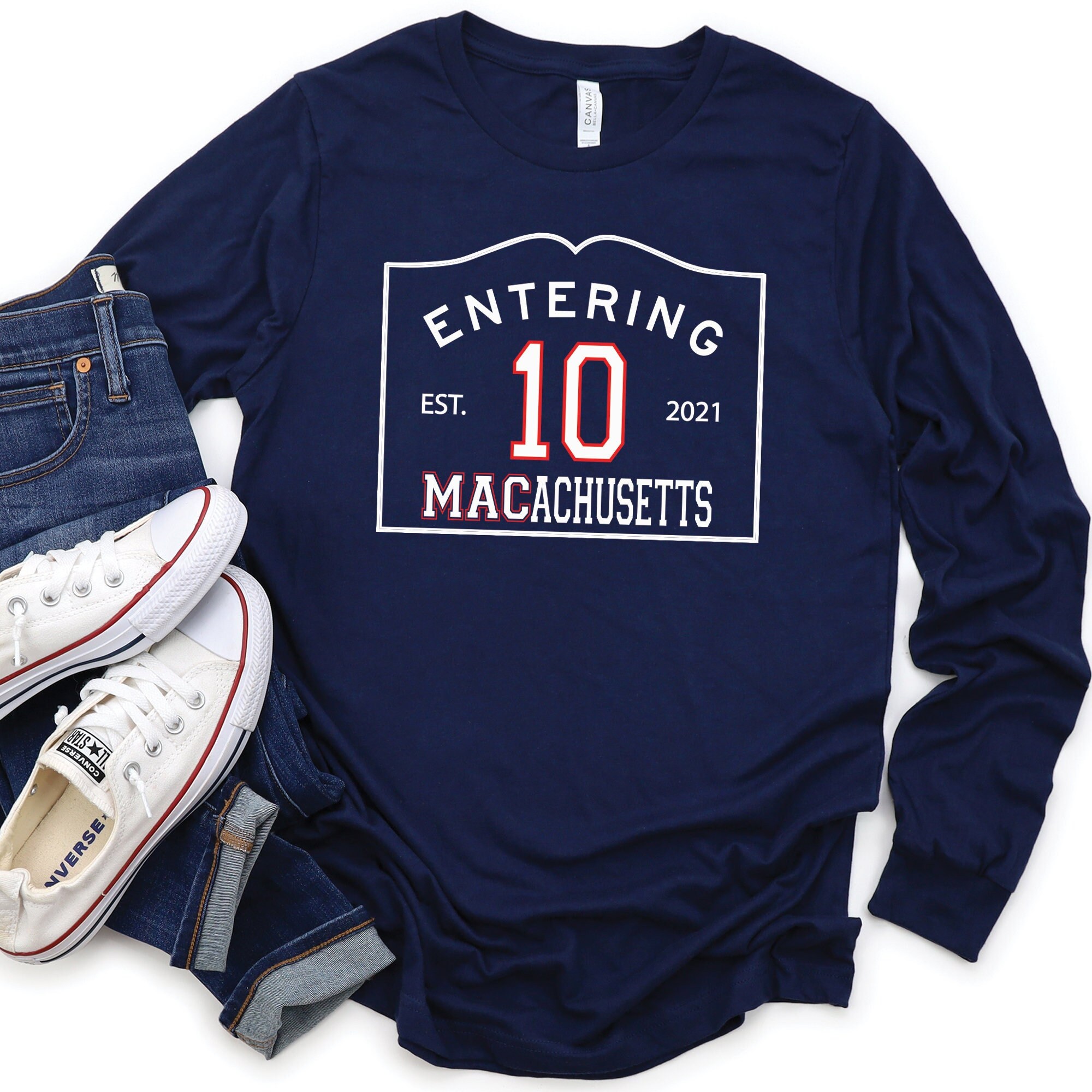 Mac Jones Shirt Mac Jones Long Sleeve 