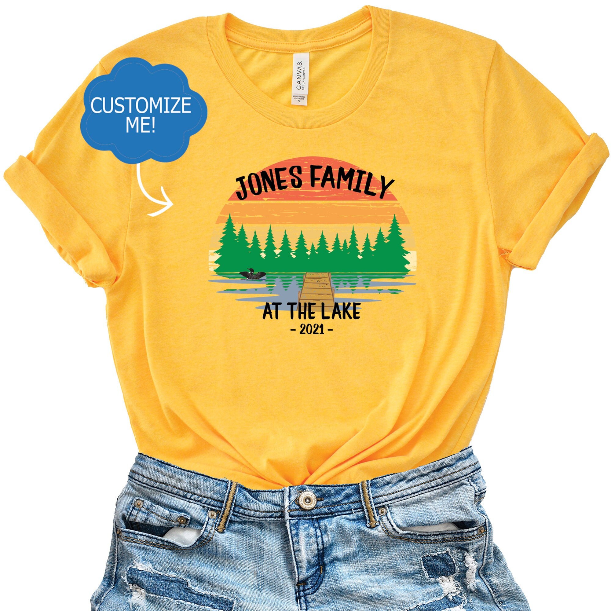Family Lake Trip Custom Family Shirt Customizable Matching | Etsy