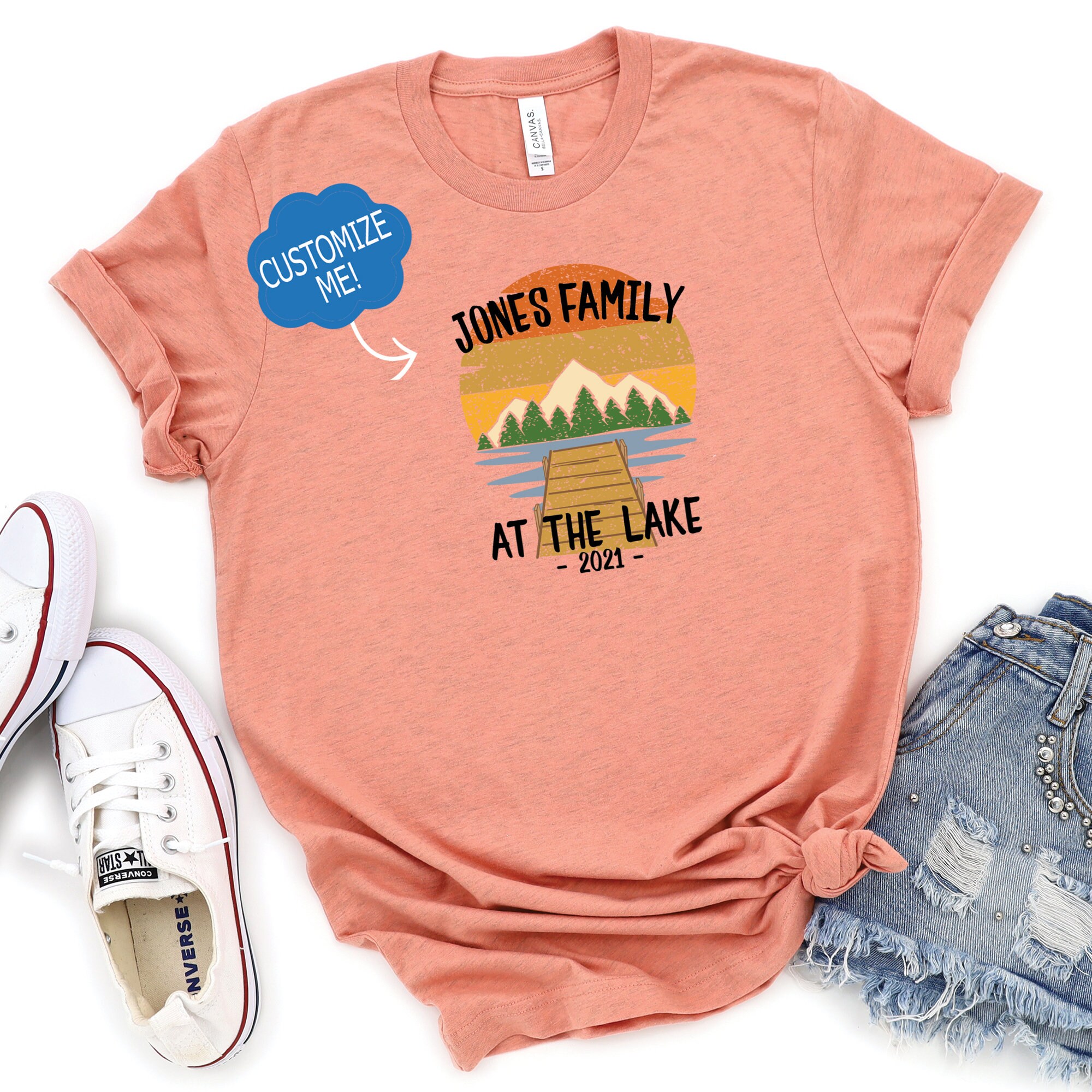 Family Lake Trip Custom Family Shirt Customizable Matching | Etsy
