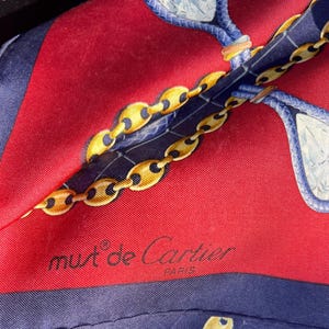 Vintage Cartier Paris Scarf