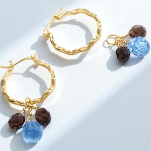 Gold Plated Sterling Silver Earrings: Lightweight Elegant Fashion Jewelry
