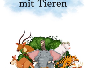 Das grosse ABC mit Tieren (PDF) | Alphabet lernen für Kinder | Lernheft Vorschule