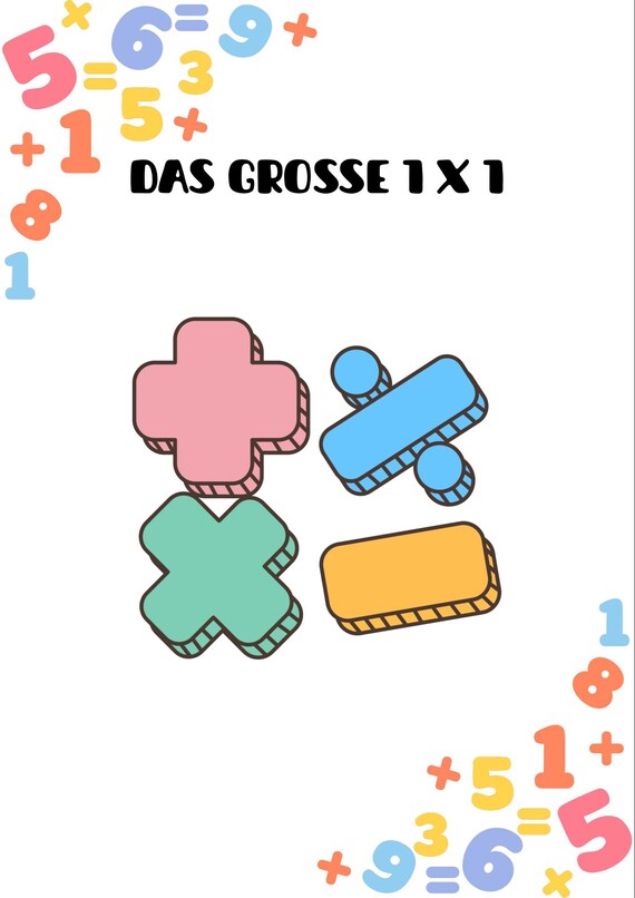 Lern-Bundle Kinder (PDF) | 1×1 lernen, ABC mit Tieren, Unterwasserwelt | Arbeitsblätter