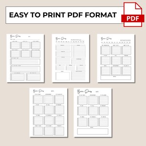 Editable ADHD Brain Dump, Printable Task List Template, ADHD Daily Planner, Guided Planning Worksheets, Mind Clarity Sheet, Idea Organizer image 10