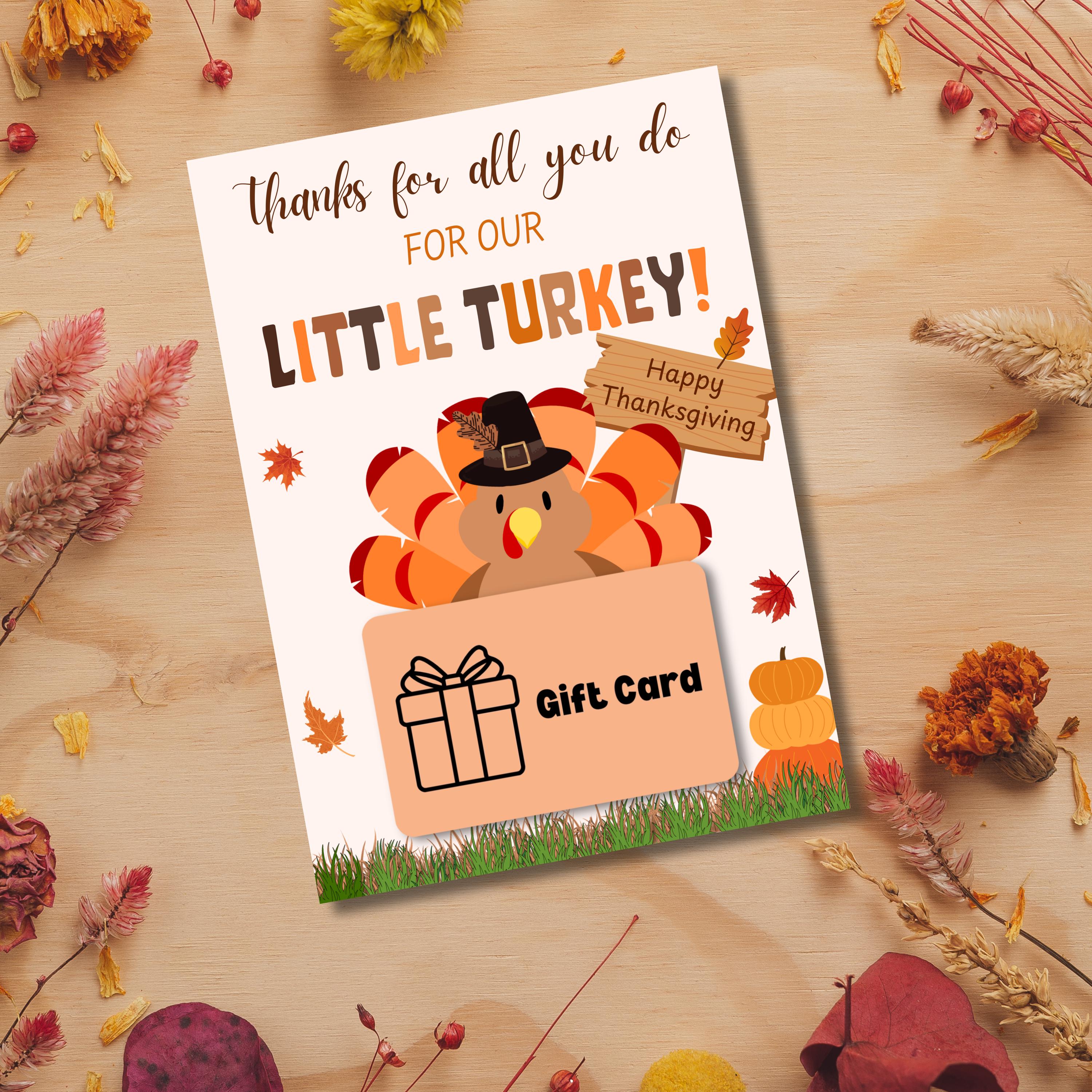 Fall Gift Card Holder for Teacher, Thanksgiving Teacher Gift Autumn ...