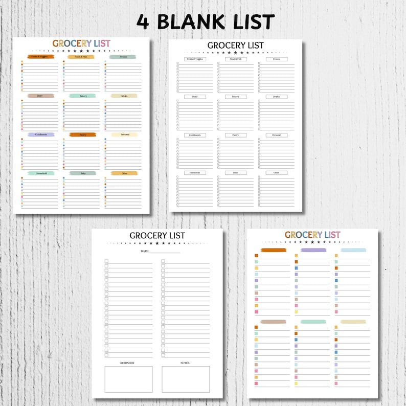 Editable Grocery List, Printable Master Grocery checklist, Blank Grocery template, Grocery Shopping List, Weekly meal planner Food Checklist, Grocery List Printable Colorful Grocery Shopping List Editable Master Grocery List, Grocery Checklist, Printable Grocery List, Editable Master grocery checklist, Online shopping list, Digital Grocery shopping list, Weekly meal planner Printable, Blank Grocery template, Food Tracker, Kitchen Checklist, Shopping Planner, Meal Prep Organizer, Pantry Inventory