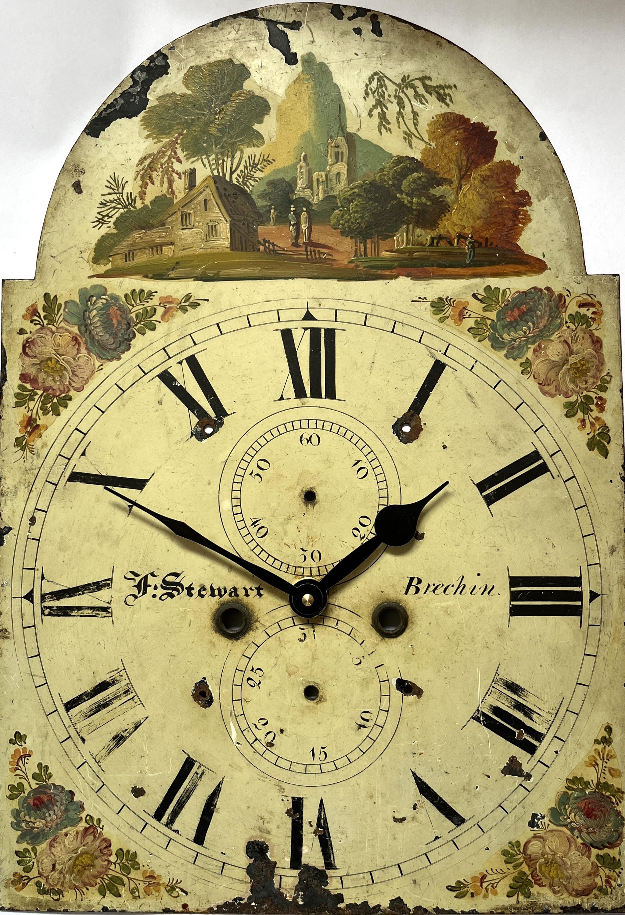 Clock Company Emperor Grandfather Clock Model 101 Hand Painted