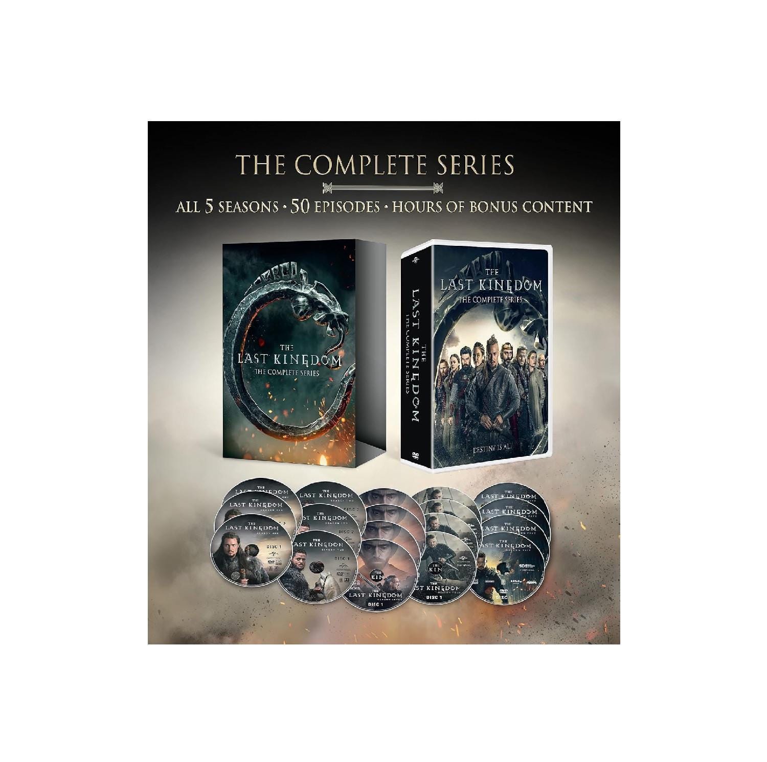 The Last Kingdom TV Series Season Complete 1-5 Collection DVD Box