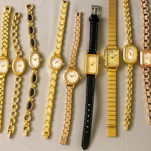 Vintage Women Gold Watch Bracelet Gold Watch for Women