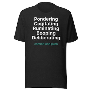 Commit and Push — A Claude Code Tribute Tee Unisex t-shirt