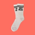 Hot Mom Crew Socks: Funny New Mom Gift, Retro Style