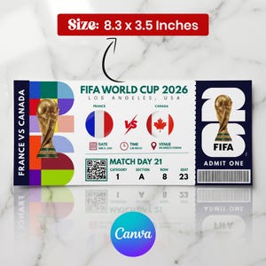 FIFA ワールドカップチケット　半券 Fifa world cup tickets - Etsy 日本