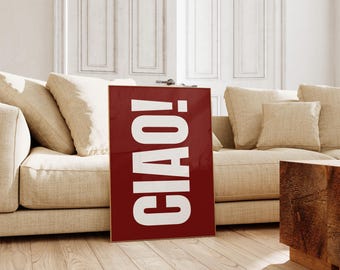 CIAO!: Minimalist Wall Art (Digital Download)