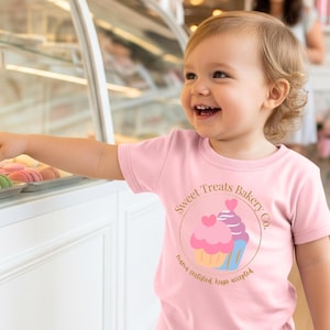 Toddler Cupcake T-Shirt: Sweet Treats Bakery Graphic Tee