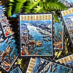 Stickers bangladais pour ordinateur portable, journal, ordinateur portable, téléphone, bouteilles d'eau