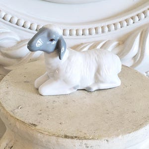 Sheep figurine, sheep figure, Nativity scene sheep lamb