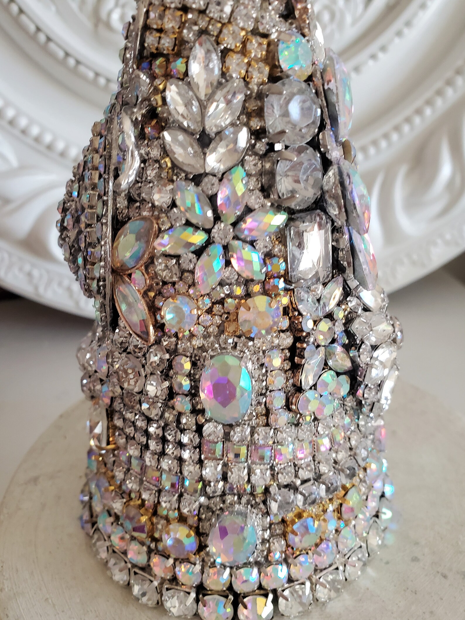 Vintage AB Rhinestone Jewelry Lot Christmas Tree Ms Bingles Etsy