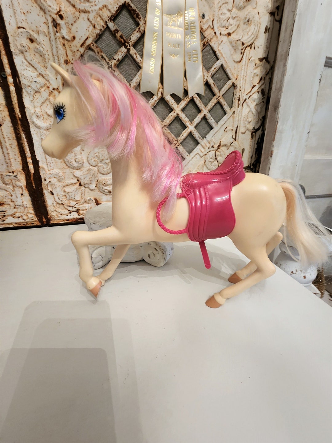 Little Pink Barbie Horse