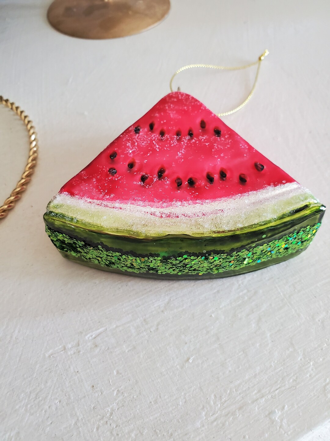 Watermelon Christmas Ornament 