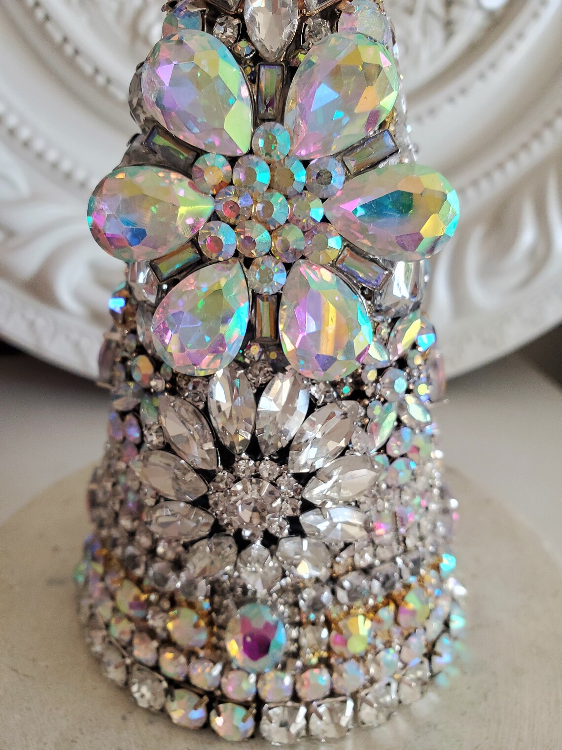 Vintage AB Rhinestone Jewelry Lot Christmas Tree Ms Bingles Etsy